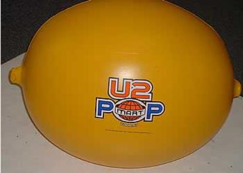 U2 POP MART ツアー　1997年　レモンバルーン NEW* U2 Popmart Tour 1997 Inflatable Blow Up Lemon (Unopened